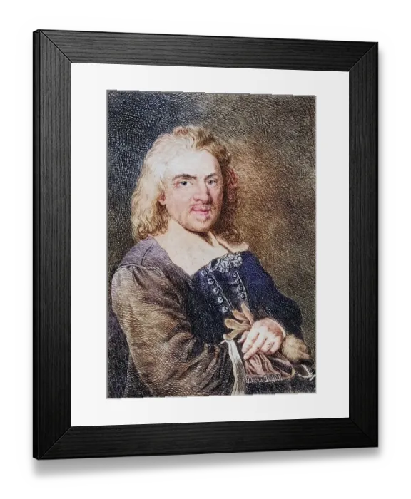 Framed Print : Izaak Walton (born 1593 in Stafford)