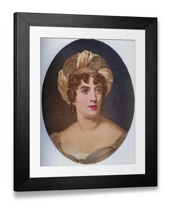 Framed Print : Anne-Louise-Germaine Baroness von Stael-Holstein or Madame de Stael
