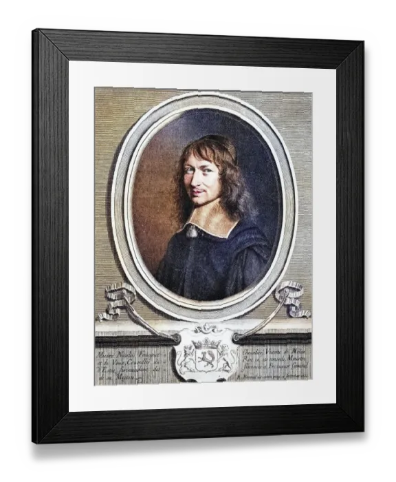 Framed Print : Nicolas Fouquet (born 23 February 1615 in Paris)