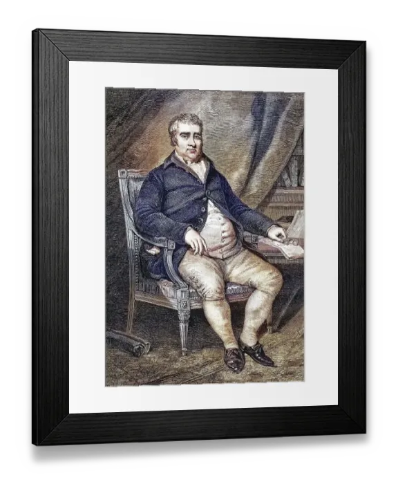 Framed Print : Charles James Fox (born 24 January 1749 in Westminster)