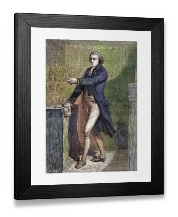 Framed Print : Jean-Baptiste Louvet, called Louvet de Couvray