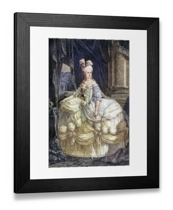 Framed Print : Marie-Antoinette (born 2 November 1755 in Vienna) Framed Print : Marie-Antoinette (born 2 November 1755 in Vienna)