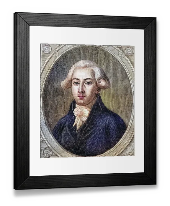 Framed Print : Francois-Antoine Boissy d'Anglas (born 8 December 1756 in Saint-Jean-Chambre died 20 October 1826 in Paris)