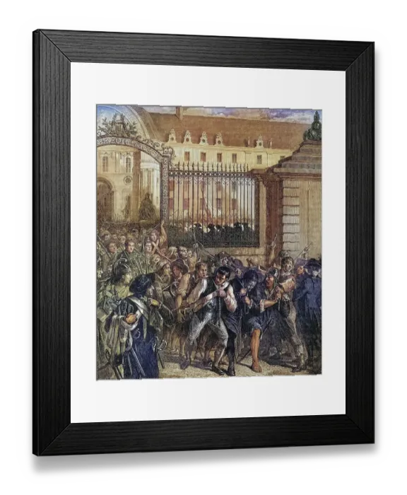 Framed Print : Seizure of arms from the Invalides Framed Print : Seizure of arms from the Invalides