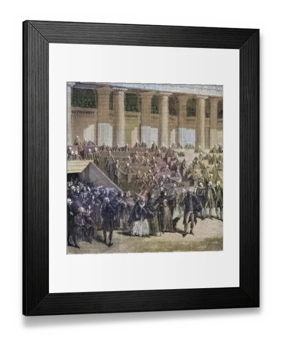 Framed Print : The woman invade the assembly, 5 October 1789