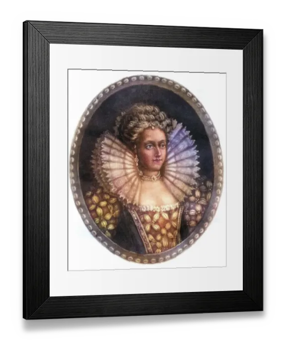 Framed Print : Elizabeth I, 1533-1603, Queen of England 1558-1603 Framed Print : Elizabeth I, 1533-1603, Queen of England 1558-1603
