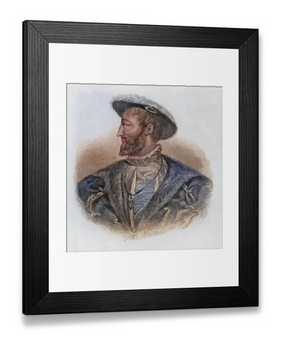 Framed Print : Francis I alias Francis of Angouleme (1494- 1547) Framed Print : Francis I alias Francis of Angouleme (1494- 1547)