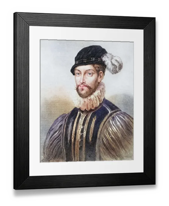 Framed Print : Gabriel de Lorges, Count of Montgomery