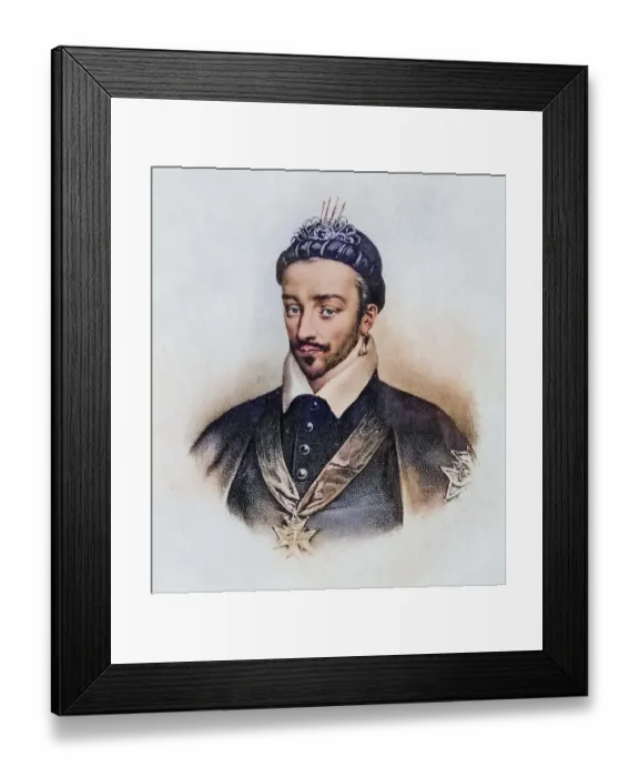 Framed Print : Henry III of France, 1551-89, King of France (1574-89)