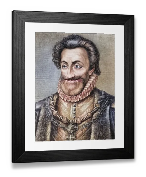 Framed Print : Henry IV alias Henry of Navarre or Bourbon