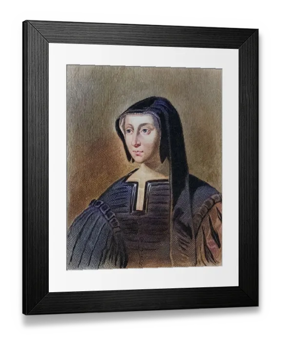 Framed Print : Louise of Savoy, Duchess of Angouleme 1476-1531