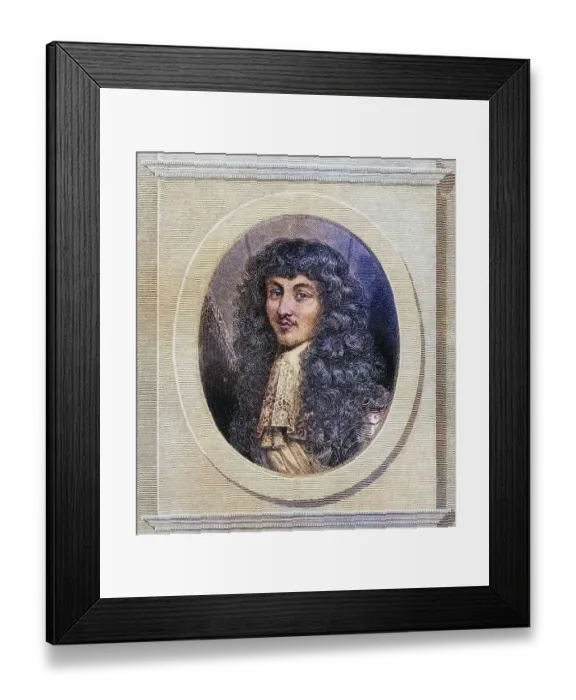 Framed Print : Louis XIV, Louis Dieudonne 1638-1715