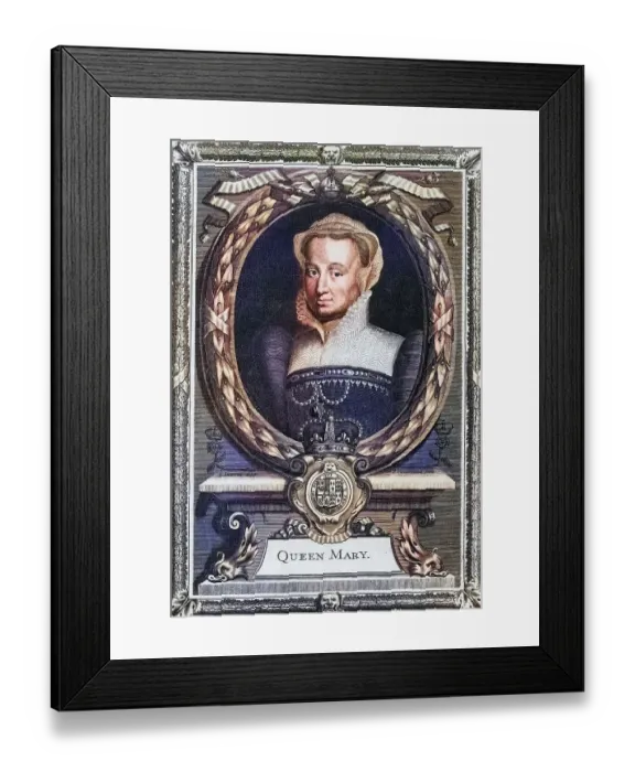 Framed Print : Queen Mary, also known as Mary Tudor Framed Print : Queen Mary, also known as Mary Tudor