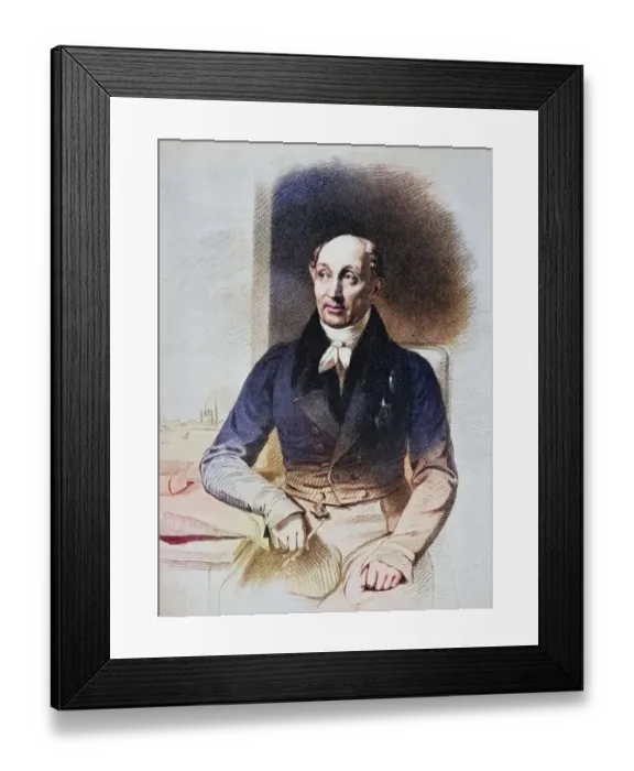 Framed Print : George Dawe aged 50, 1781-1829 Framed Print : George Dawe aged 50, 1781-1829