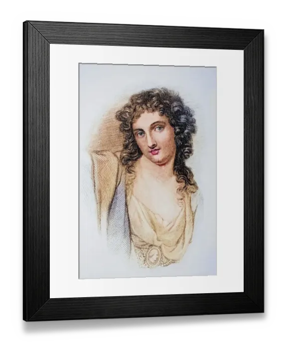 Framed Print : Emma, Lady Hamilton (born 26 April 1765 in Ness as Amy Lyon) Framed Print : Emma, Lady Hamilton (born 26 April 1765 in Ness as Amy Lyon)