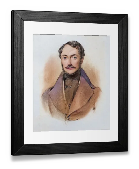 Framed Print : Karl Friedrich Wilhelm Emich Prince of Leiningen Framed Print : Karl Friedrich Wilhelm Emich Prince of Leiningen