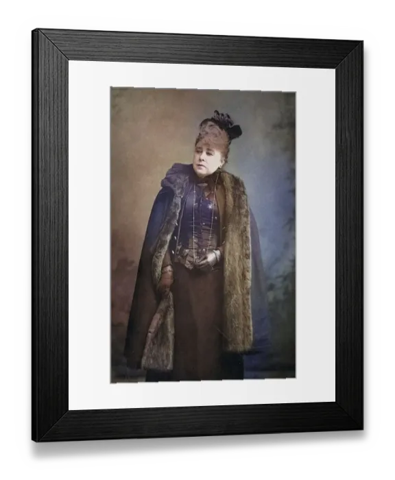 Framed Print : Mrs Bancroft (born Marie Wilton) Framed Print : Mrs Bancroft (born Marie Wilton)