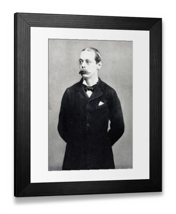 Framed Print : Lord Randolph Churchill 1849 to 1895 Father of Sir Winston S