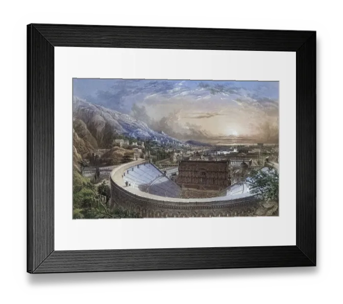 Framed Print : Ancient Ephesus from above the Theatre Framed Print : Ancient Ephesus from above the Theatre