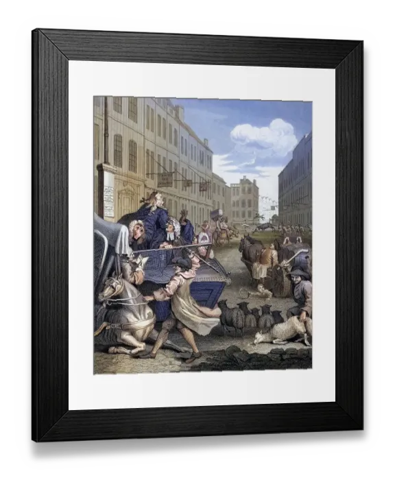 Framed Print : The Four Stages of Cruelty Second Stage of Cruelty Engraved by F F Walker after Hogarth from The Works of Hogarth Framed Print : The Four Stages of Cruelty Second Stage of Cruelty Engraved by F F Walker after Hogarth from The Works of Hogarth