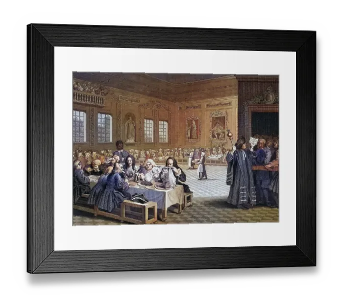 Framed Print : Industrie und Muessiggang Der fleissige Prinz wird reich und ist Sheriff von London