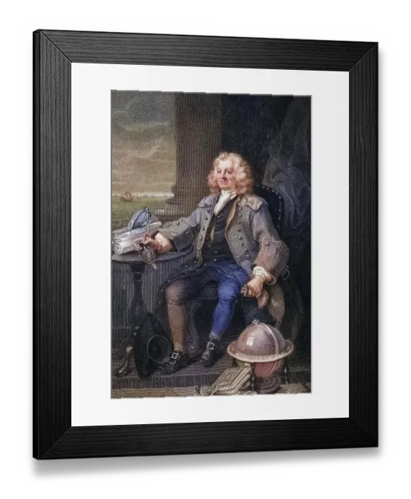 Framed Print : Captain Thomas Coram 1668 to 1751 English philanthropist Framed Print : Captain Thomas Coram 1668 to 1751 English philanthropist