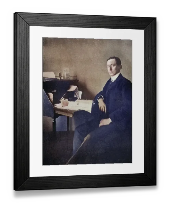 Framed Print : Guglielmo Marconi 1874 to 1937 Italian inventor From the book The Year 1912 illustrated published London 1913