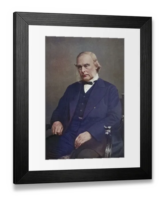 Framed Print : Joseph Lister 1st Baron Lister 1827 to 1912 English surgeon
