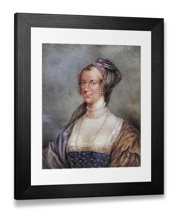 Framed Print : Anne Boleyn, auch genannt Bullen 1507-1536 Zweite Ehefrau von Heinrich VIII Framed Print : Anne Boleyn, auch genannt Bullen 1507-1536 Zweite Ehefrau von Heinrich VIII