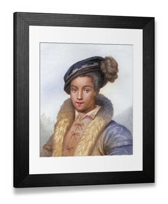 Framed Print : Edward VI. 1537, 1553 Koenig von England und Irland Framed Print : Edward VI. 1537, 1553 Koenig von England und Irland
