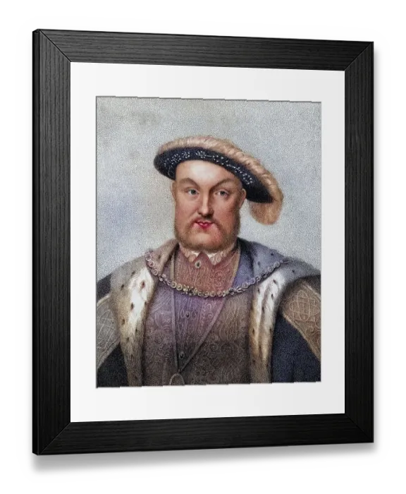 Framed Print : Henry VIII 1491, 1547 King of England