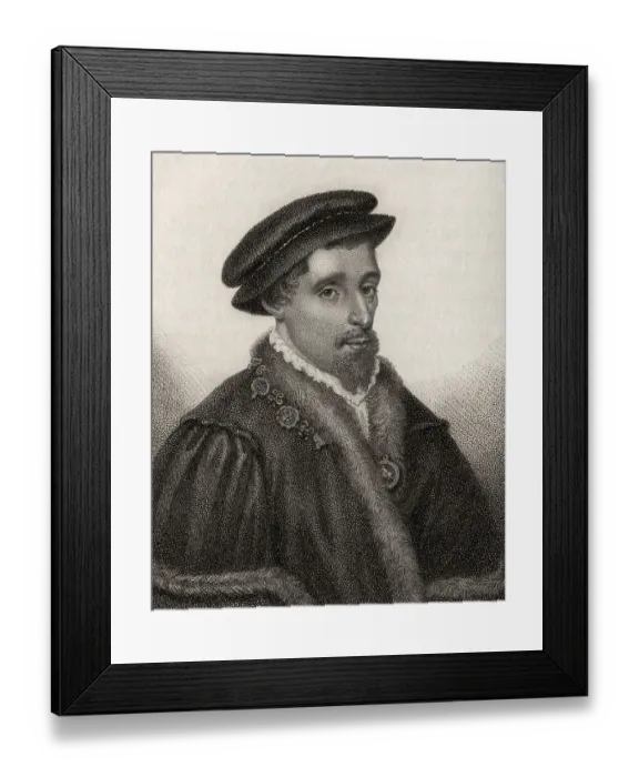 Framed Print : Henry Howard Earl of Surrey, 1517-1547 englischer Adliger und Dichter
