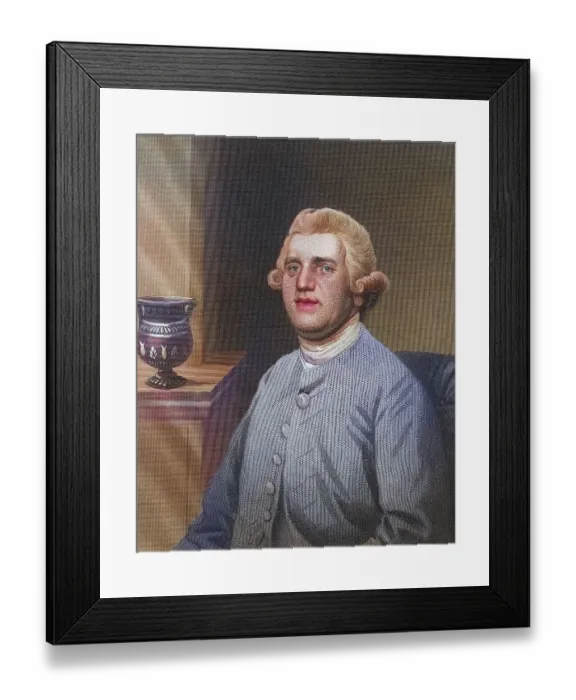 Framed Print : Josiah Wedgwood 1730-1795 English potter and grandfather of Charles Darwin Framed Print : Josiah Wedgwood 1730-1795 English potter and grandfather of Charles Darwin