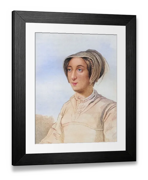 Framed Print : Elizabeth Cooke Lady Russell Lady Hoby 1528 Framed Print : Elizabeth Cooke Lady Russell Lady Hoby 1528