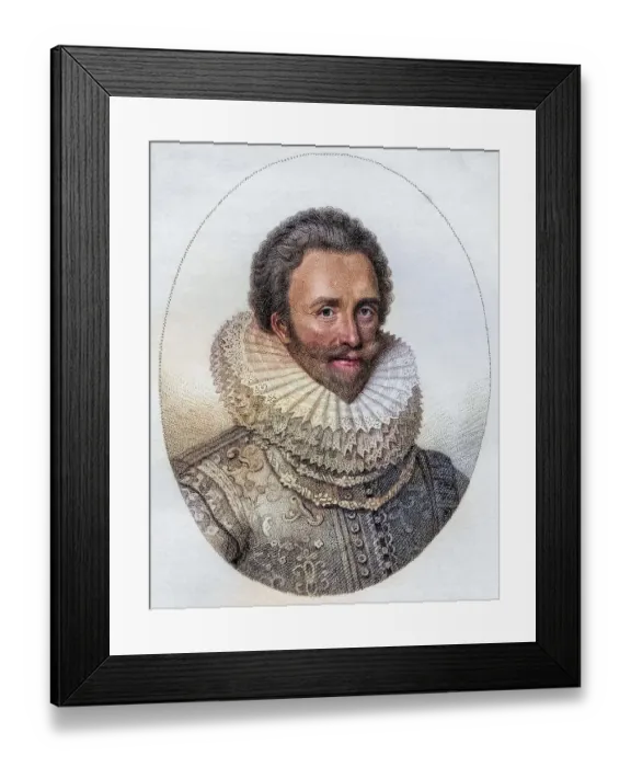 Framed Print : Sir Dudley Carleton 1st Viscount Dorchester 1573 n1632 English diplomat