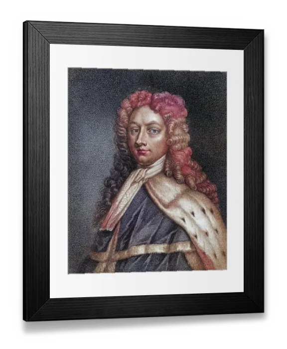 Framed Print : Philip Wharton 1st Duke of Wharton 1698 Framed Print : Philip Wharton 1st Duke of Wharton 1698