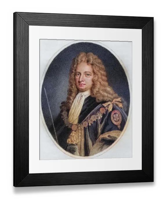 Framed Print : Robert Harley 1st Earl of Oxford and Earl Mortimer 1661