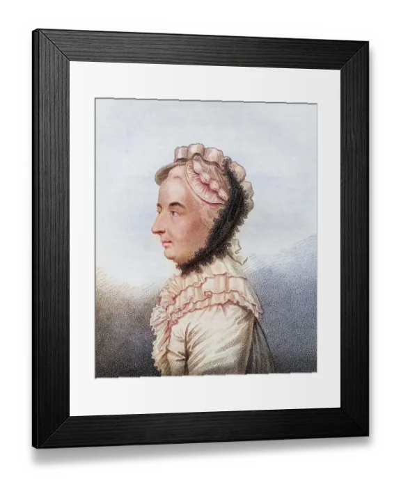 Framed Print : Anna Chamber Countess Temple c1709 -1777 English poet Framed Print : Anna Chamber Countess Temple c1709 -1777 English poet