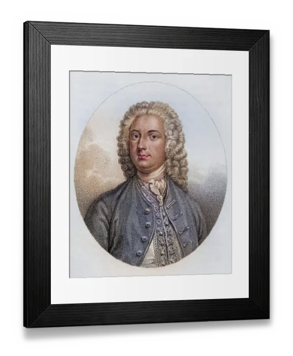 Framed Print : John Boyle 5th Earl of Cork and Orrery 1707