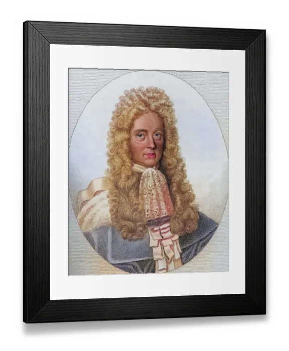 Framed Print : James Dalrymple 1st Viscount of Stair 1619 -1695 Scottish lawyer and statesman