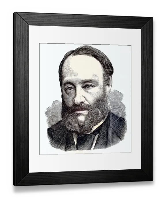 Framed Print : James Prescott Joule 24 December 1818