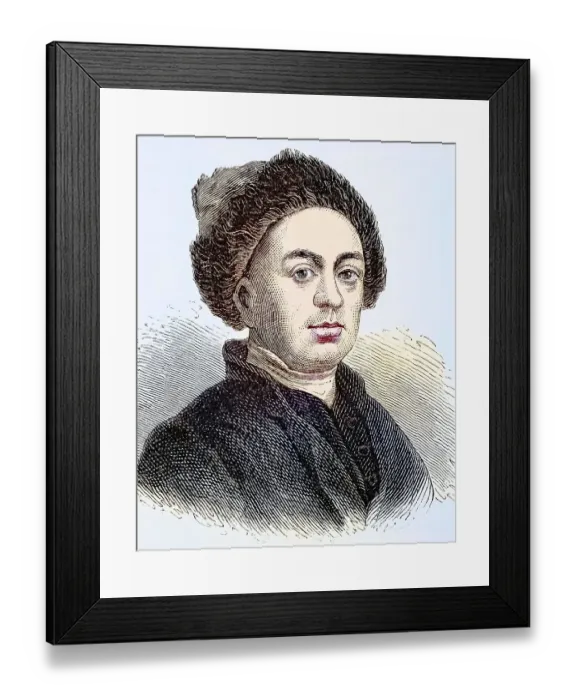 Framed Print : William Hogarth 1697 to 1764, English painter Framed Print : William Hogarth 1697 to 1764, English painter