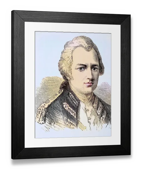 Framed Print : Robert Clive 1st Baron Clive of Plassey 1725 to 1774 Clive of India