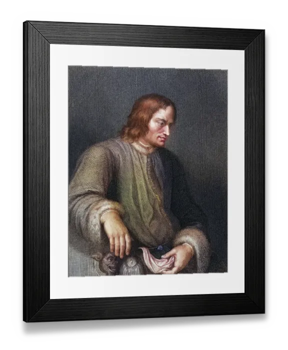 Framed Print : Lorenzo de Medici alias Lorenzo the Magnificent Framed Print : Lorenzo de Medici alias Lorenzo the Magnificent