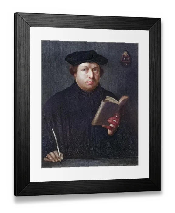 Framed Print : Martin Luther 1483-1546, German theologian and religious reformer