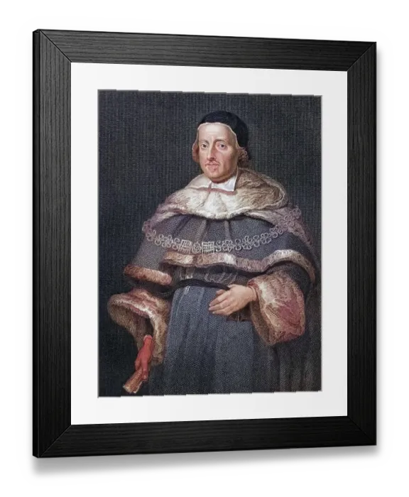 Framed Print : Sir Matthew Hale, 1609-1676
