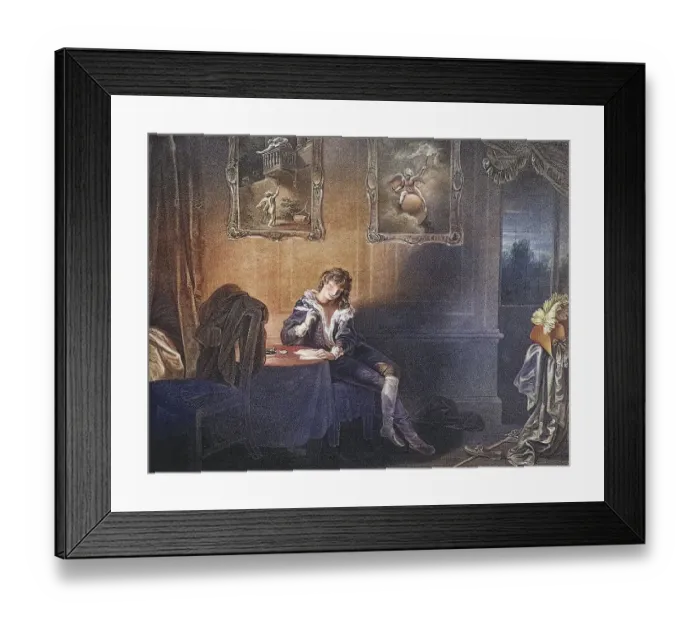 Framed Print : As you like it. Act II. Scene Vii