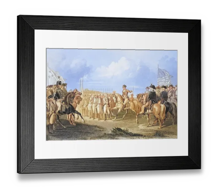 Framed Print : Surrender of Lord Cornwallis in York Town Framed Print : Surrender of Lord Cornwallis in York Town