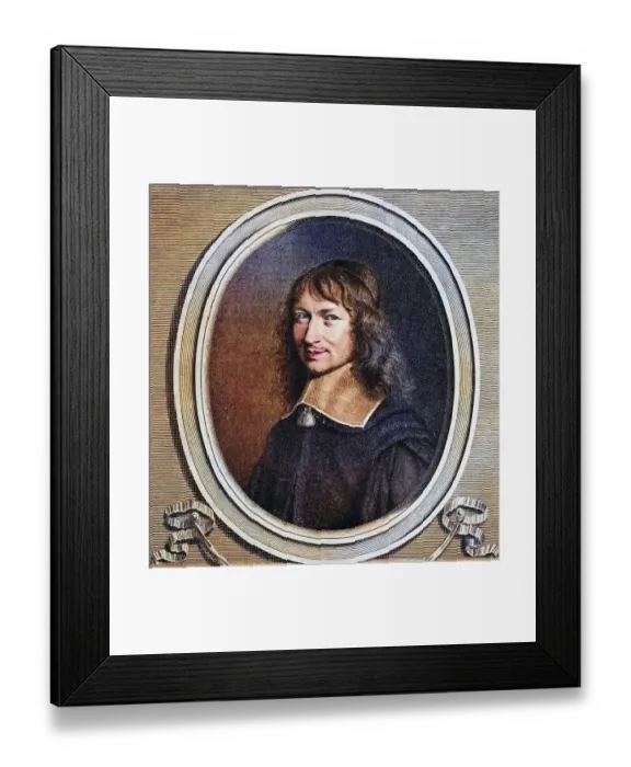 Framed Print : Nicolas Fouquet, 1615-1680, French Minister of State and Superintendent of Finance