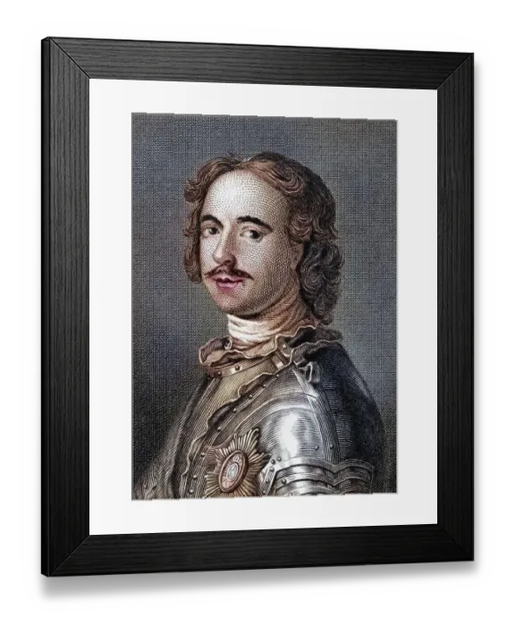 Framed Print : Peter the Great or Peter I. 1672-1725 Framed Print : Peter the Great or Peter I. 1672-1725